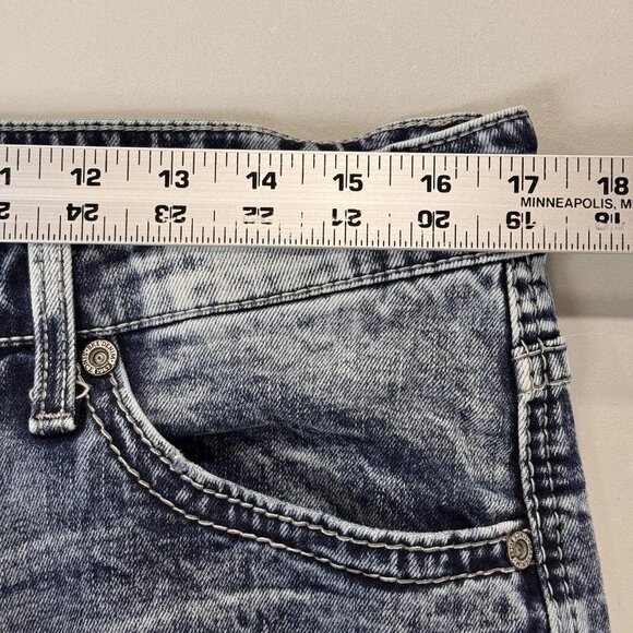 Buckle BKE Jeans Mens 34x30 Blue Jake Straight Mid Rise Stretch Distressed Denim - Picture 7 of 11